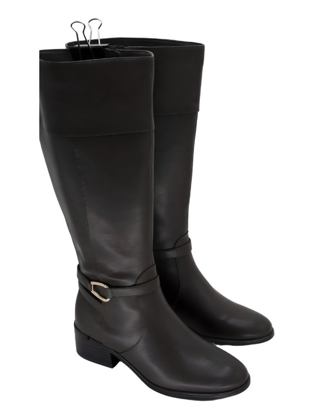 Bandolino Womens Dennie Dark Brown Tall Riding Boots Wide Calf Size 9.5M - Picture 4 of 6